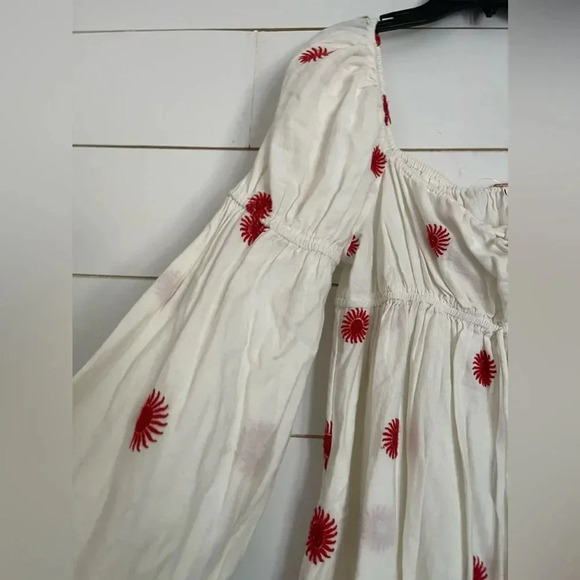 NWOT free people Emory Embroidered Midi Dress - Picture 15 of 16